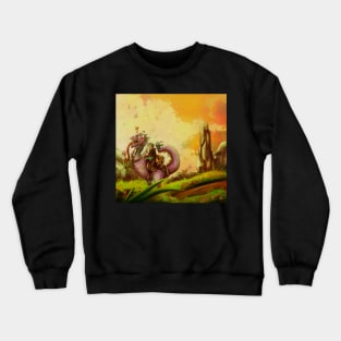 Dino racer Crewneck Sweatshirt